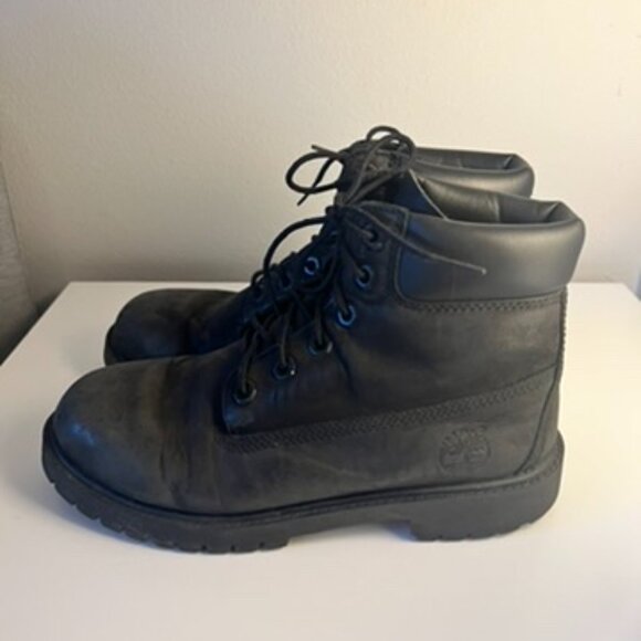 Timberland Premium Men Size 5 (W 7 fits like 8) Black Outdoor Waterproof Boots - Picture 4 of 7